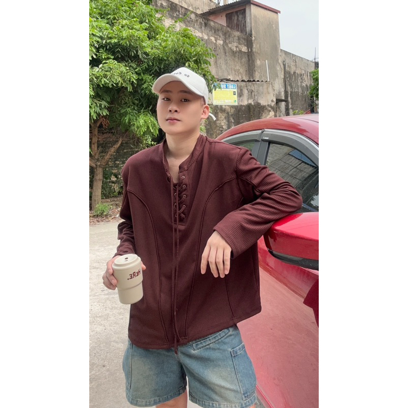 S57 Áo thun form rộng dài tay