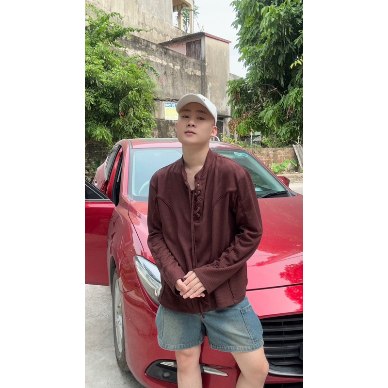 S57 Áo thun form rộng dài tay