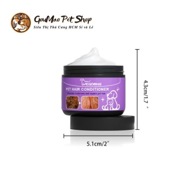 Yegbong - kem xả lông cho chó mèo chống rối - Goumao pet