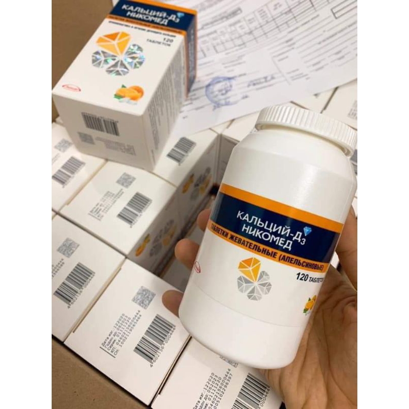 Canxi D3 Nga hộp 120 viên