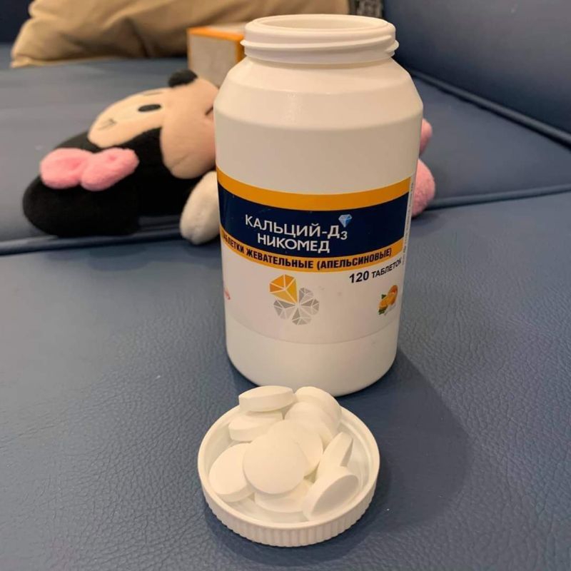 Canxi D3 Nga hộp 120 viên