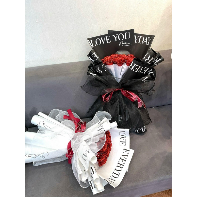 Bó hoa nhũ 12 bông