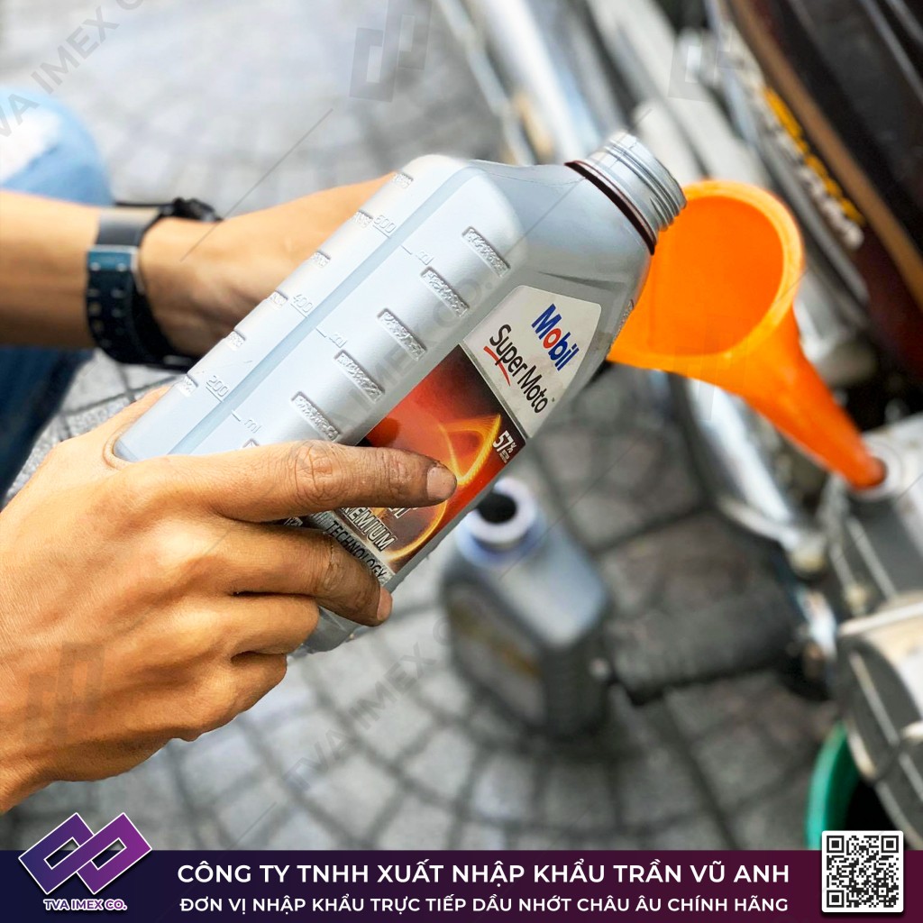 Nhớt Xe Số Cao Cấp Mobil Super Moto 20W50 - Nhập Khẩu Singapore