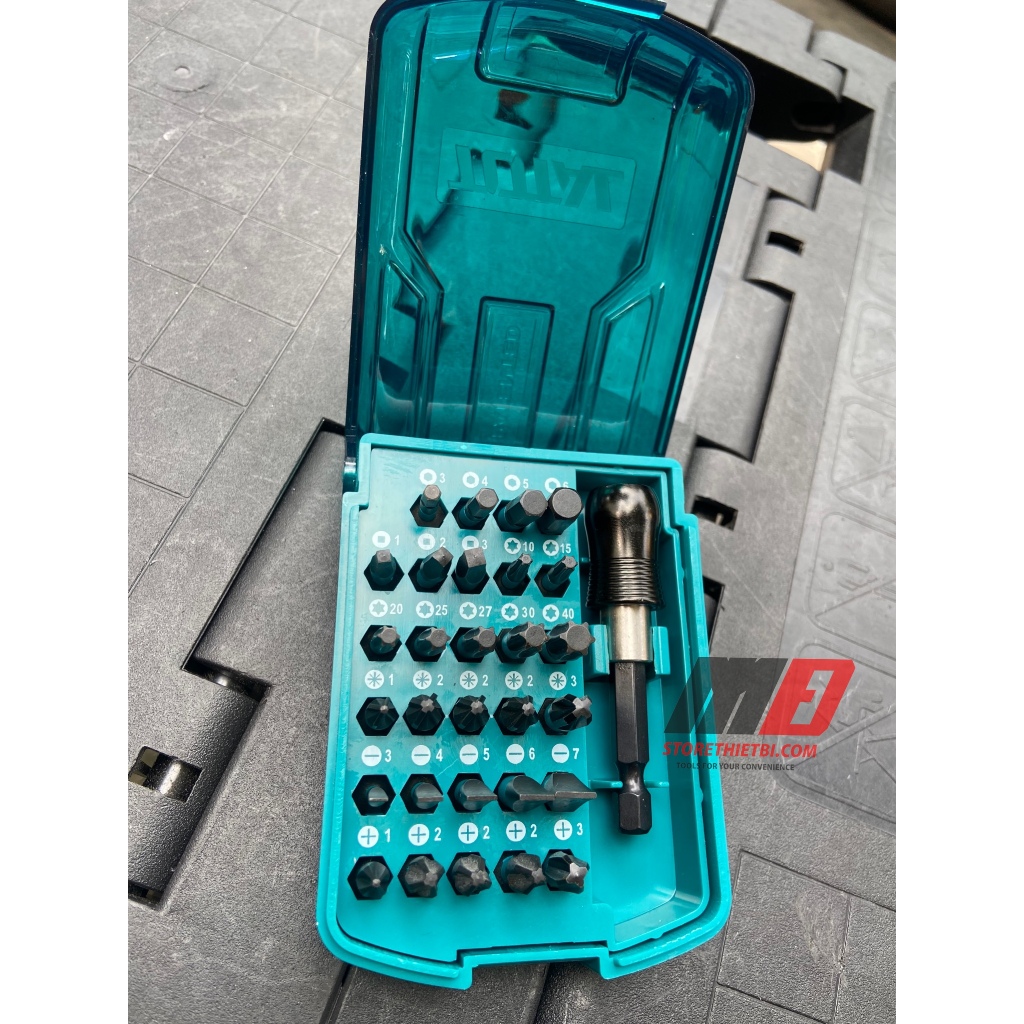 Bộ 30 mũi bắt vít 25mm và Bộ 45 mũi siết vít TOTAL - TACSD10306-TACSD18306-TACSDL24502-TACSDL24501