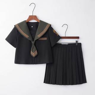 Sẵn -Set Váy đồng phục JK phù hợp với mùa thu