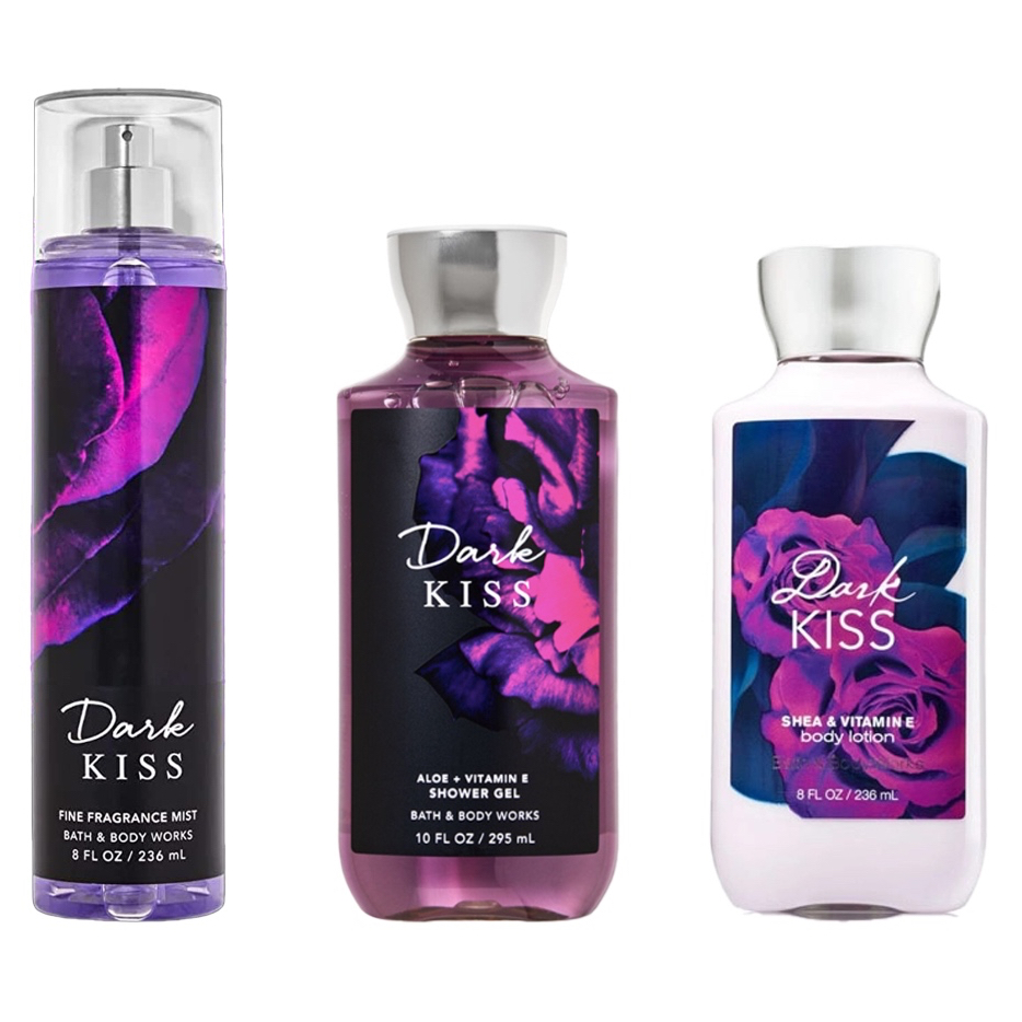 Xịt Toàn Thân, Gel Tắm, Dưỡng Thể BATH & BODY WORKS Dark Kiss - chính hãng Mỹ