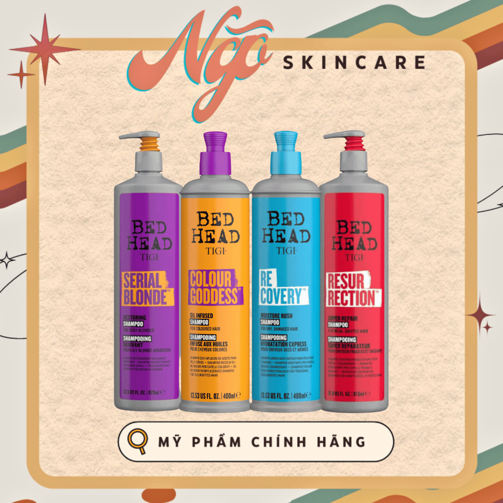 Trọn Bộ Gội Xả Tigi Thế Hệ Mới - 970ml