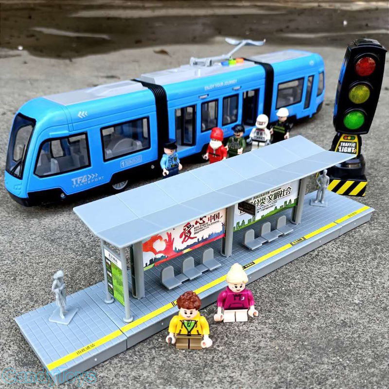 Đồ chơi Mô hình Trạm Xe Buýt Tỉ lệ 1:50