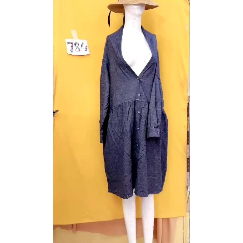 đầm denim oversize. S784