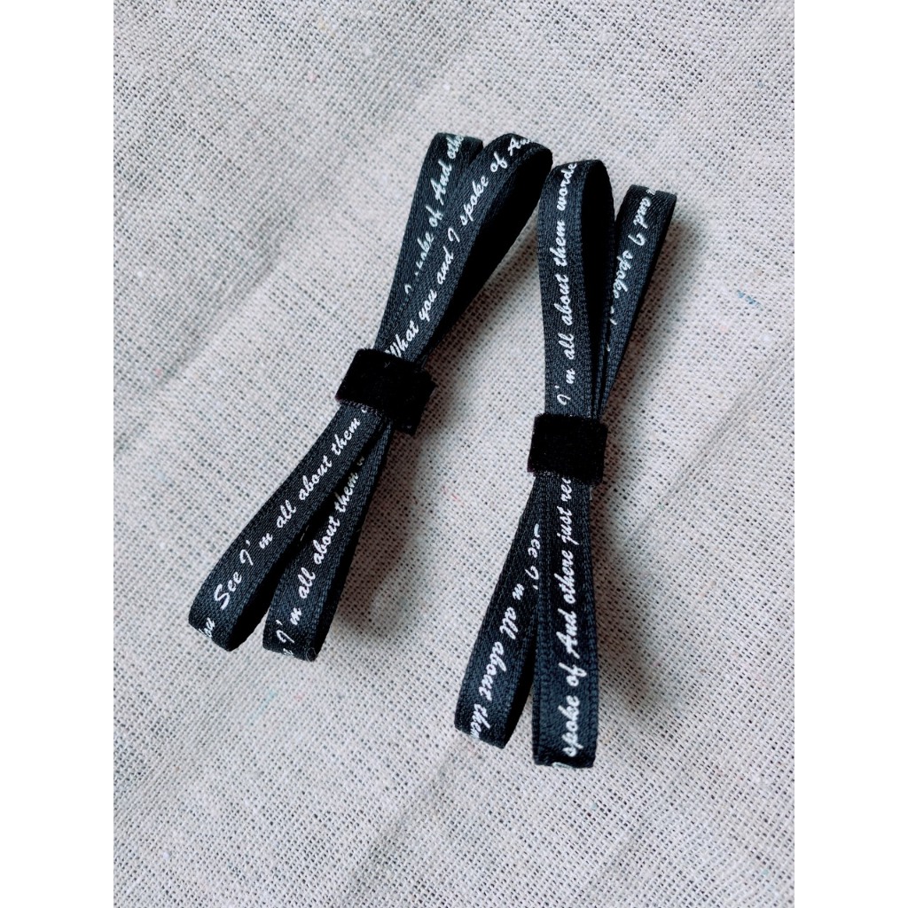 Kẹp nơ đen phong cách Hàn Quốc