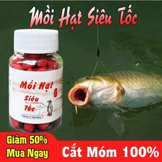 [Giảm 50%] Mồi hạt siêu tốc lão ngư, câu Cá Chép, Trắm, Trôi, Diếc, Rô Phi cá nước ngọt khác Dạng viên siêu nhạy