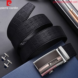 Thắt lưng nam Pierre Cardin chính hãng dây da vân cá sấu khóa tự động PCJ1095