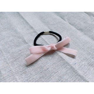Dây buộc tóc nơ nhung đơn giản