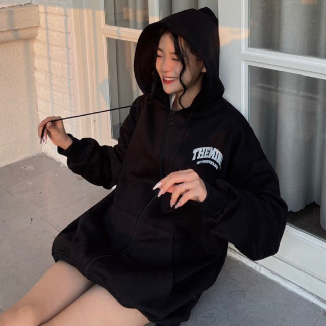 Áo Hoodie ZIP Nỉ Bông THE MINZ