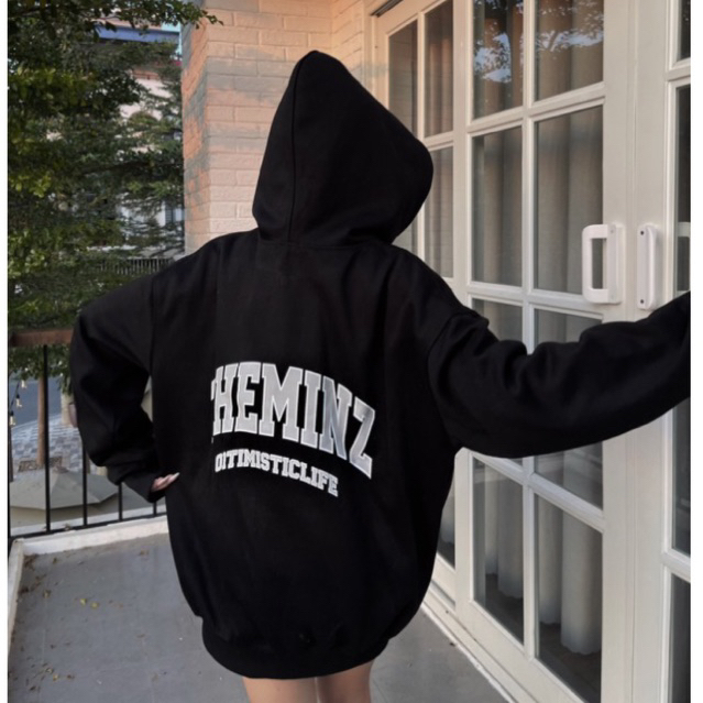 Áo Hoodie ZIP Nỉ Bông THE MINZ