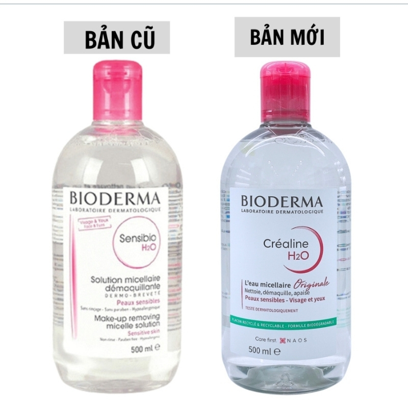 Nước tẩy trang biodema 500ml dành cho da dầu da khô và da nhạy cảm