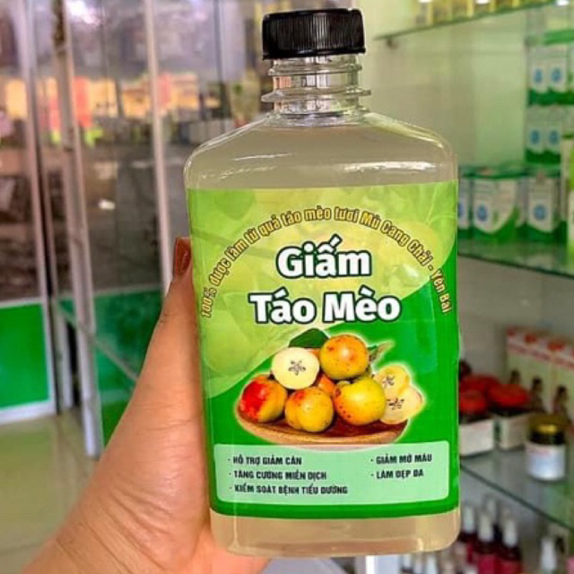 Giấm Táo Mèo Nguyên Chất Tự Nhiên 100% - Mù Căng Chải Yên Bái