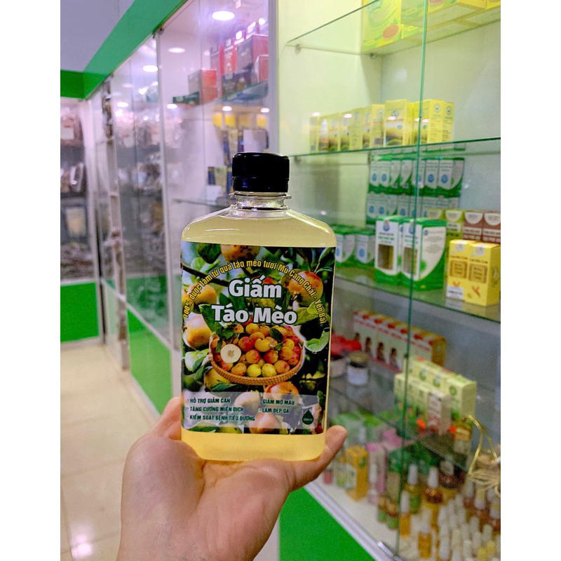 Giấm Táo Mèo Nguyên Chất Tự Nhiên 100% - Mù Căng Chải Yên Bái