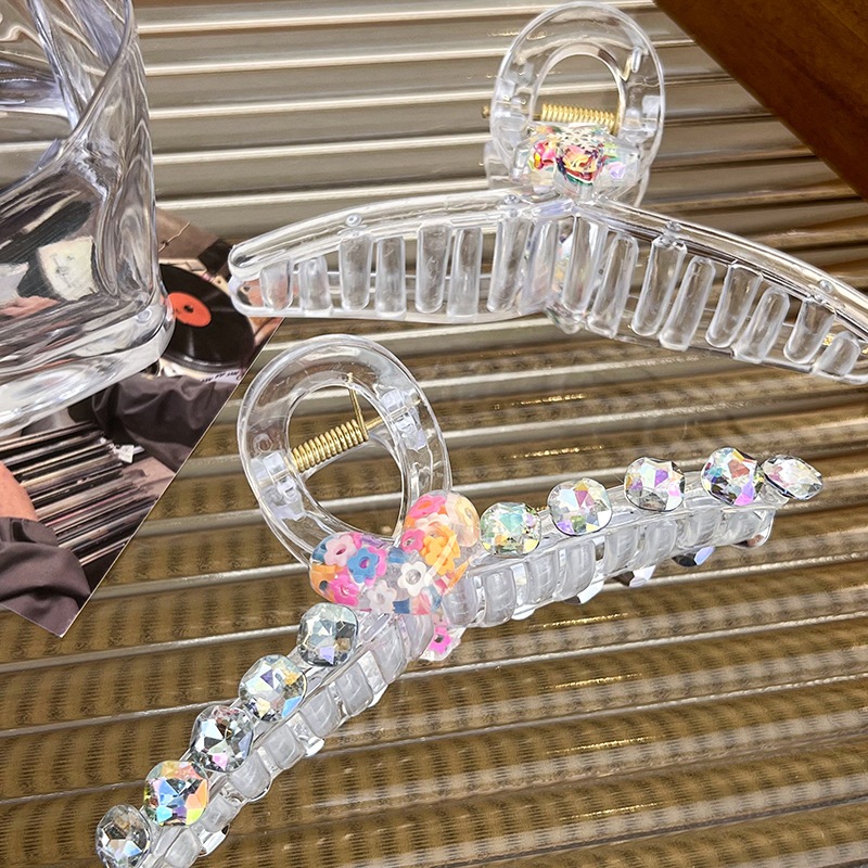 Kẹp tóc càng cua dài ánh hologram Mua Tất