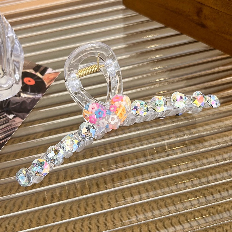 Kẹp tóc càng cua dài ánh hologram Mua Tất