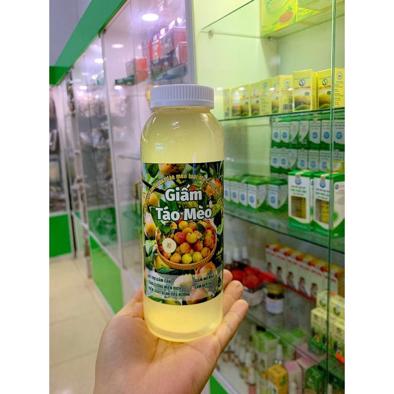 Giấm Táo Mèo 100% Tự nhiên- Chai 500ml