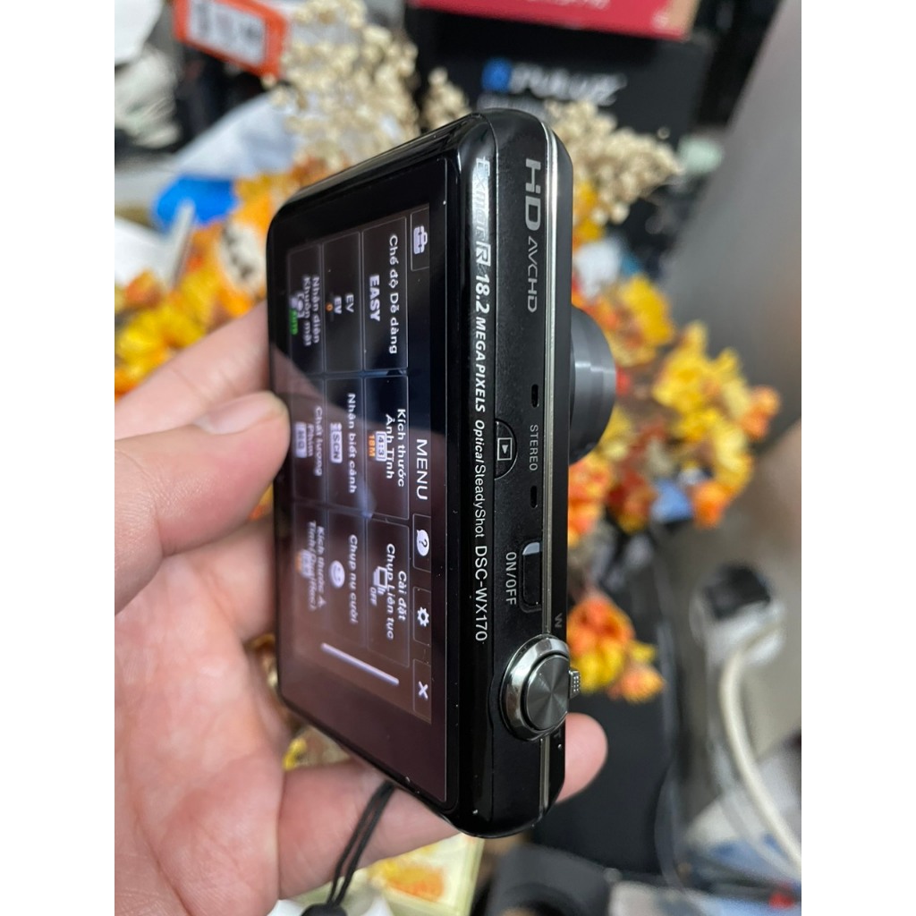 Máy ảnh Sony SyberShot DSC WX170 có tiếng Việt
