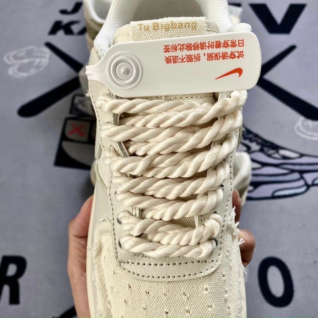 Giày af1 dây thừng nam nữ_nike air force 1 bản cao cấp full box bill