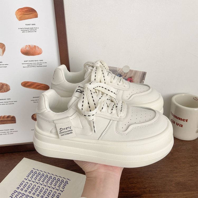 Giày thể thao trắng nữ_nike af1 hàng Trung tôn dáng thắt dây cách điệu bản đẹp full box size SẴN HÀNG