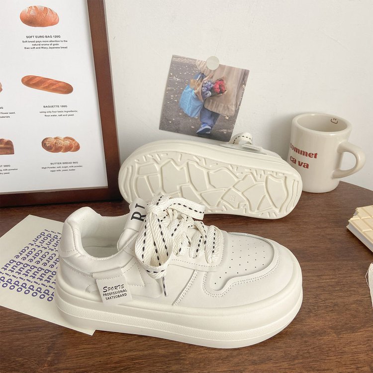 Giày thể thao trắng nữ_nike af1 hàng Trung tôn dáng thắt dây cách điệu bản đẹp full box size SẴN HÀNG