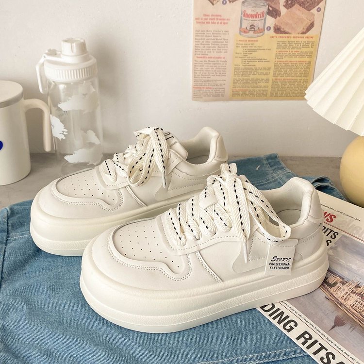 Giày thể thao trắng nữ_nike af1 hàng Trung tôn dáng thắt dây cách điệu bản đẹp full box size SẴN HÀNG