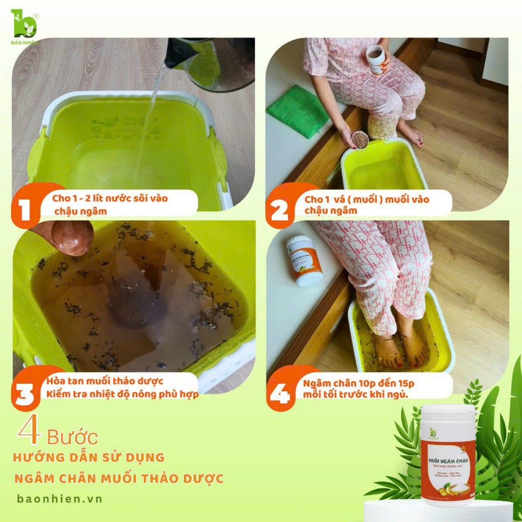 . MUỐI NGÂM CHÂN