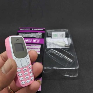 Điện Thoại Siêu Nhỏ màu hồng rose – Điện Thoại Mini nhỏ gọn - âm thanh cực to, kết nối smartphone – pin trâu