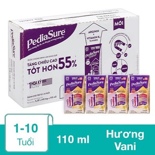 (DATE 9/24) Thùng 48 Hộp Sữa nước Pediasure Vani 110ml