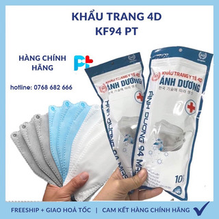 Combo 6 khẩu trang kf94 Ánh Dương - Hàng xuất