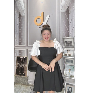 Đầm Bigsize Tay Xoè Cánh Tiên Dành Cho Nữ 60-95kg (sp838)