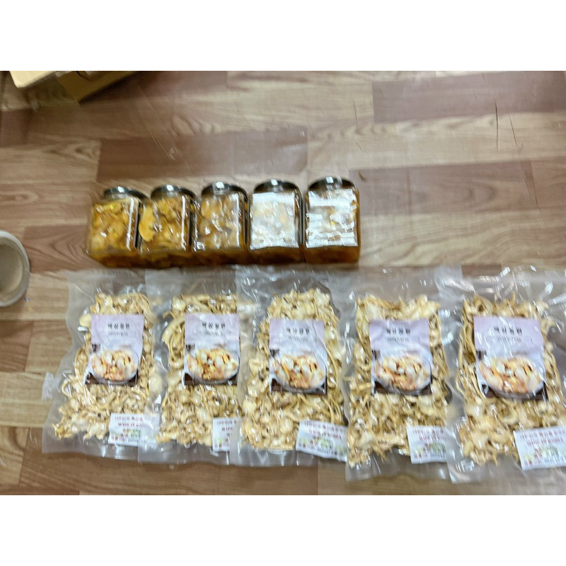 Nhân Sâm tươi sấy khô Hàn Quốc gói 100gr