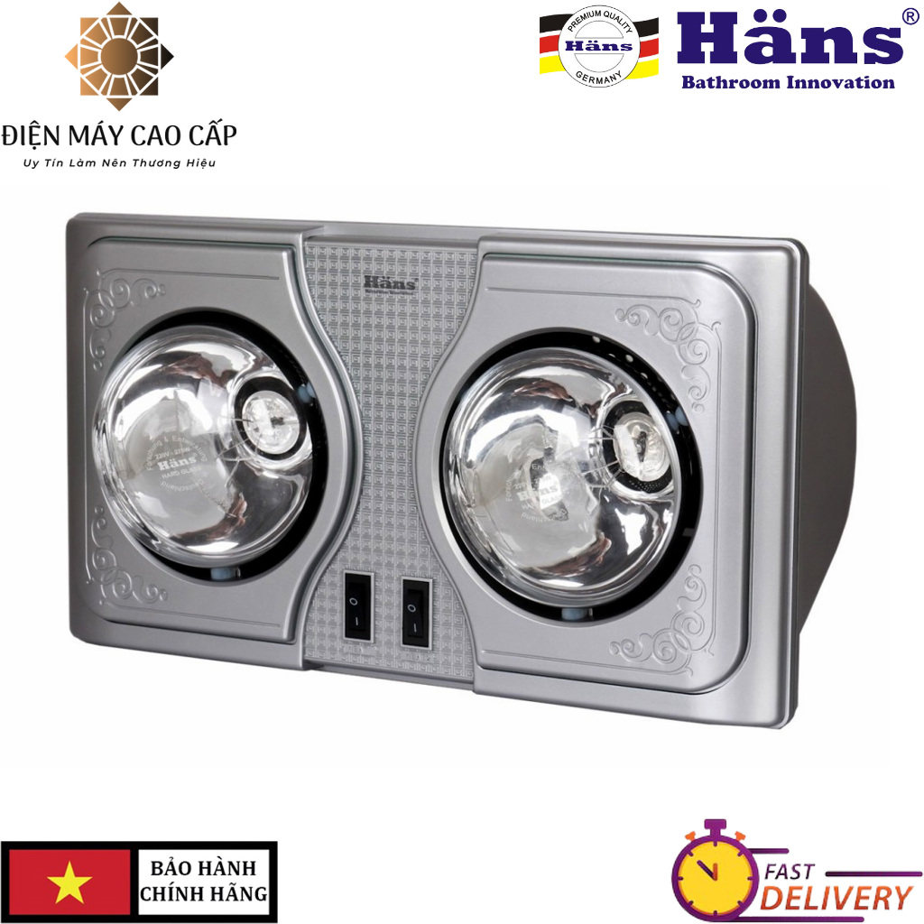 Đèn sưởi nhà tắm Hans H2B