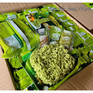 Thùng 30 gói mì ăn liền lá rau chùm ngây Moringa 70gr/gói, mì rau không nóng ăn healthy