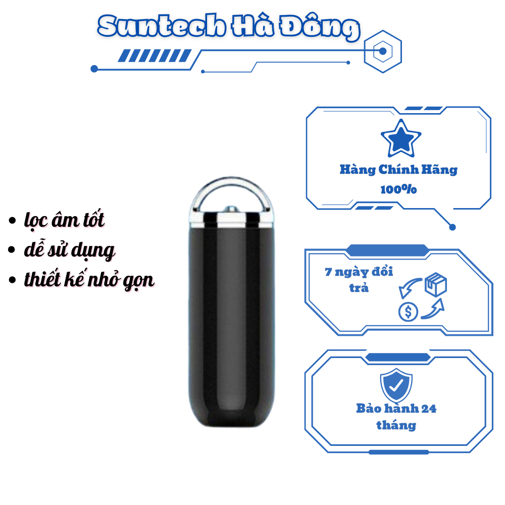 Máy ghi âm mini S1 thương hiệu hàn quốc máy ghi âm nhỏ gọn thời trang, thân vỏ kim loại, ghi âm từ xa lọc âm tốt