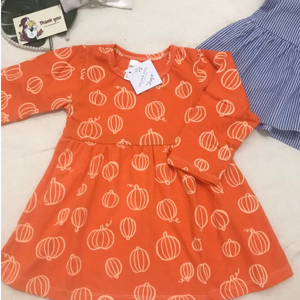 Váy dài tay cotton bé gái Mykids váy đầm cotton hàng thu đông dày dặn siêu mềm mịn cho bé từ 8-28kg