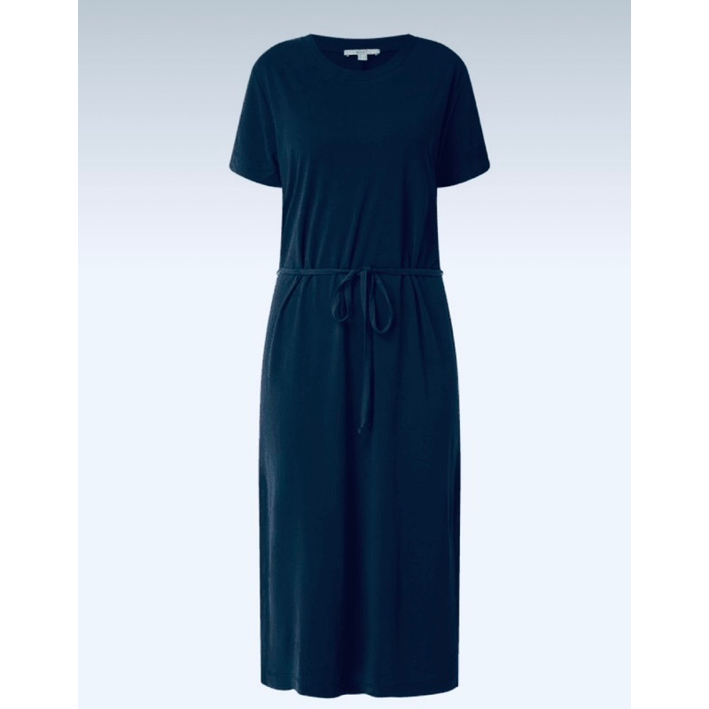 Đầm thun dáng dài tay ngắn cột eo  - Thanh lý vnxk