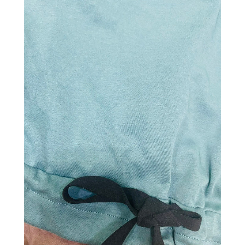 Đầm thun dáng dài tay ngắn cột eo  - Thanh lý vnxk