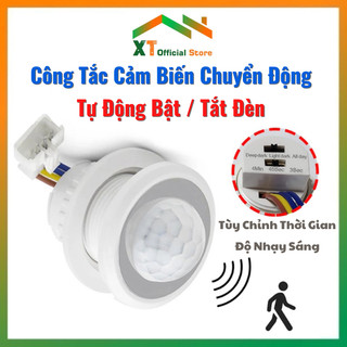 Công Tắc Cảm Biến Tự Động Bật Tắt Đèn Điều Chỉnh Thời Gian Độ Nhạy