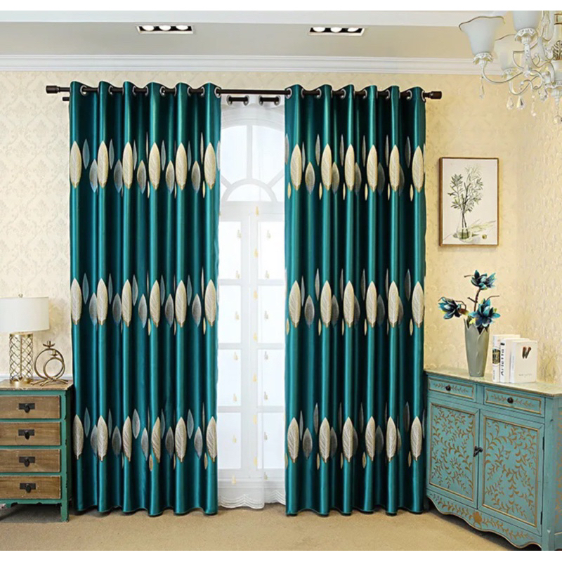 Rèm Cưa Vải  gấm hoa văn 3d, rèm cản nắng 99% hoa văn dày dặn