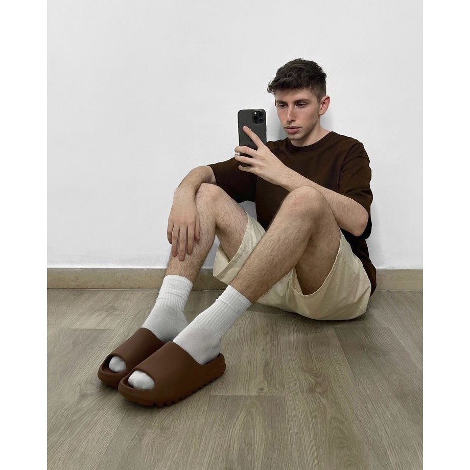 Dép Bánh mì vân nhám, dép quai ngang bánh mì đế cao 5cm thời trang cao cấp ]