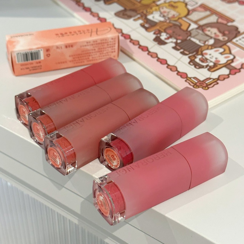 Son Lì Dưỡng Môi HERORANGE Mềm Mịn Chống Thấm Nước Không Phai Màu Không Phai Màu