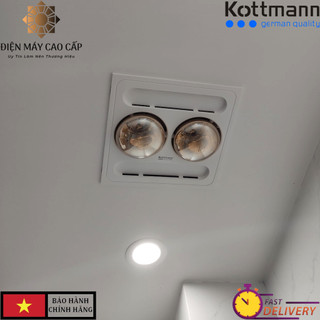 Đèn sưởi nhà tắm lắp âm trần Kottmann K6 K9R K9S