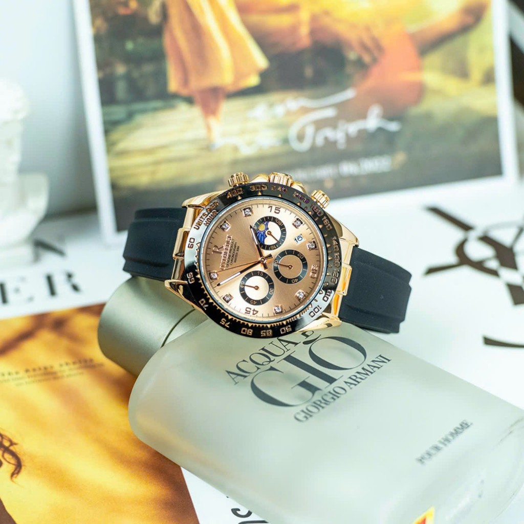 Fullbox Đồng Hồ Nam Chính Hãng R-Ontheedge Đẹp , Đẳng Cấp Bảo Hành 12 Tháng Thương Hiệu Racadoy- ĐH R270-2