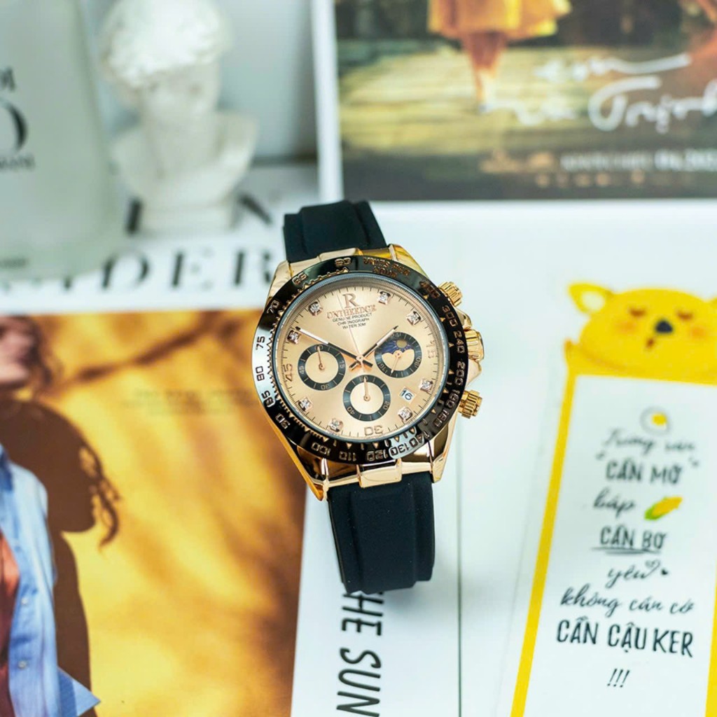 Fullbox Đồng Hồ Nam Chính Hãng R-Ontheedge Đẹp , Đẳng Cấp Bảo Hành 12 Tháng Thương Hiệu Racadoy- ĐH R270-2