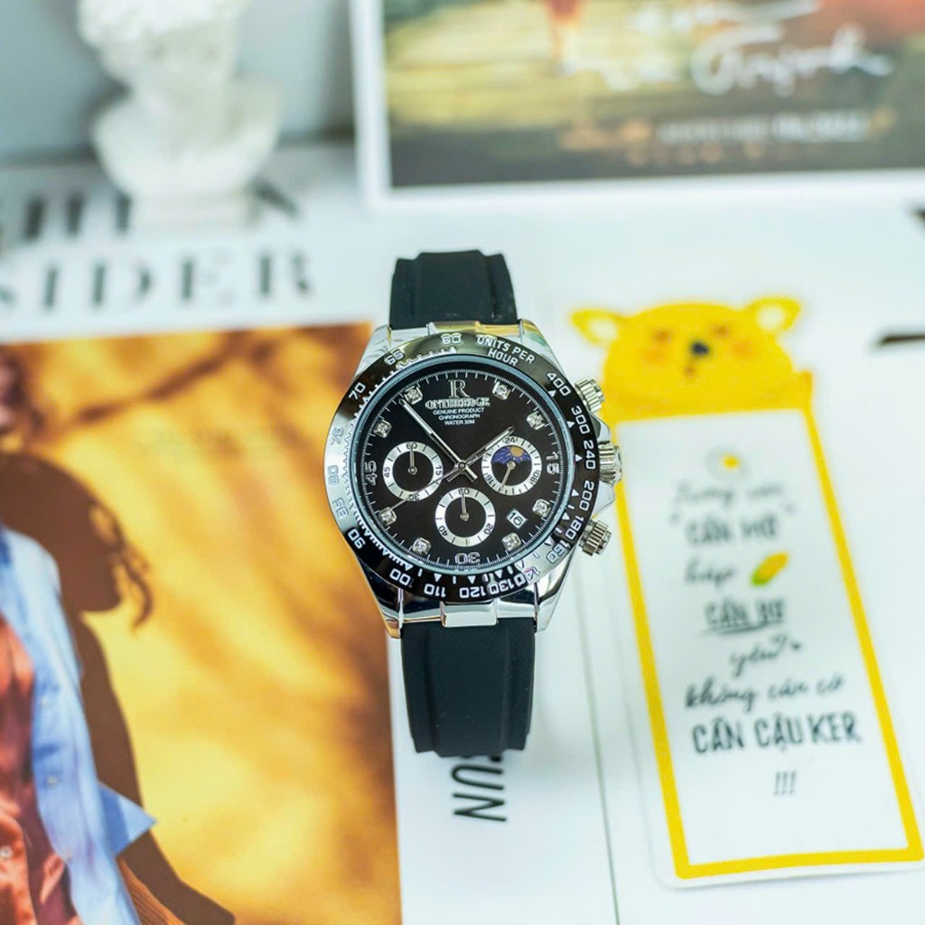 Fullbox Đồng Hồ Nam Chính Hãng R-Ontheedge Đẹp , Đẳng Cấp Bảo Hành 12 Tháng Thương Hiệu Racadoy- ĐH R270-2